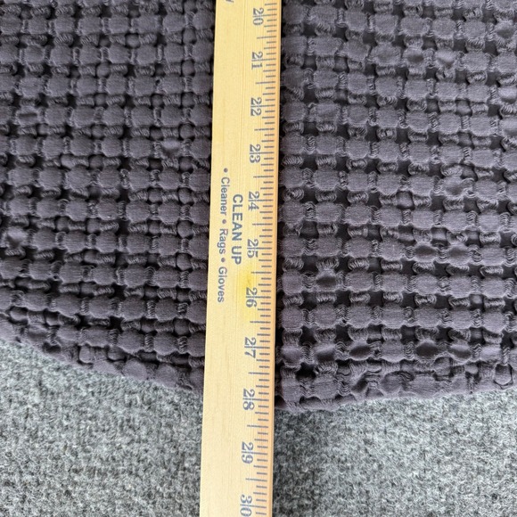 OAS Mens Small Gray Textured Grid Shirt Short Sleeve Resort Casual Modern - Picture 5 of 6